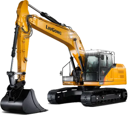 Excavatrice jaune LiuGong